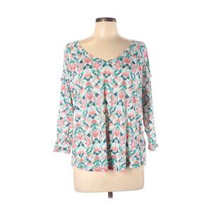 Chip & Pepper California Womens Floral Print Lightweight Top L Multicolor